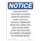 Signmission OSHA Notice, 5" Height, Capacitor Circuit Capacitors Can Sign, 5" X 3.5", Portrait OS-NS-D-35-V-10433 - alternate 1